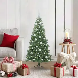 Ziemassvētku Eglīte Su 150 Led Ar Statīvu Zaļa 120 Cm Pvc Vidaxl