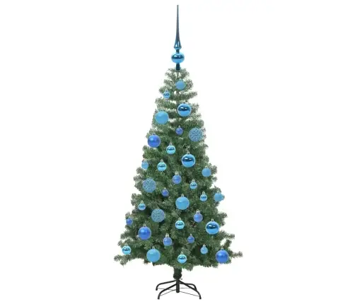 Kalėdų Eglutė Su 150 Led S Stovu Žalia 120 Cm Pvc Kalėdų Eglutė Su 150 Led S Stovu Žalia 120 Cm Pvc