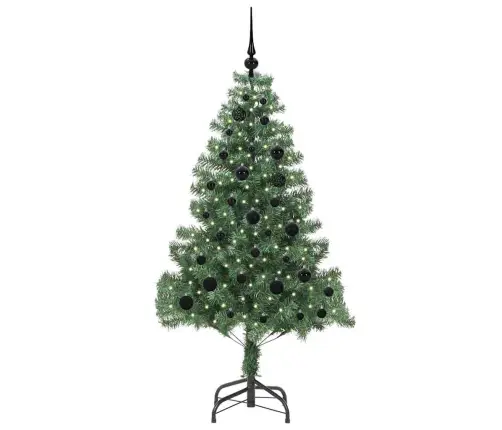 Ziemassvētku Eglīte Su 150 Led Ar Statīvu Zaļa 150 Cm Pvc Vidaxl