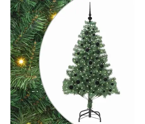 Ziemassvētku Eglīte Su 150 Led Ar Statīvu Zaļa 150 Cm Pvc Vidaxl