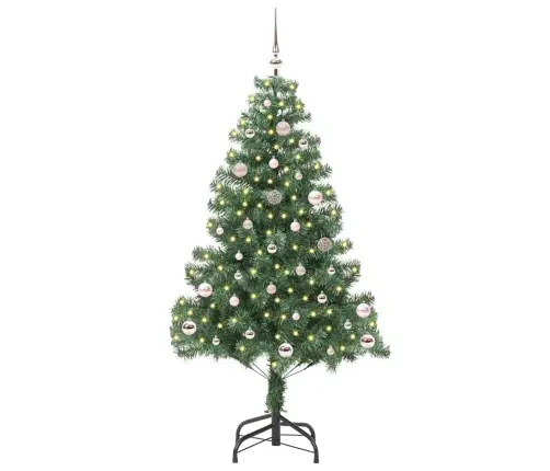 Ziemassvētku Eglīte Su 150 Led Ar Statīvu Zaļa 150 Cm Pvc Vidaxl