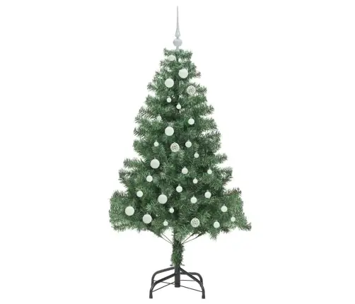 Ziemassvētku Eglīte Su 150 Led Ar Statīvu Zaļa 150 Cm Pvc Vidaxl