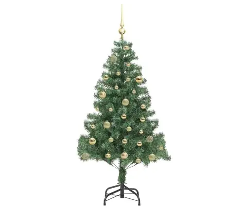 Ziemassvētku Eglīte Su 150 Led Ar Statīvu Zaļa 150 Cm Pvc Vidaxl