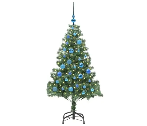 Ziemassvētku Eglīte Su 150 Led Ar Statīvu Zaļa 150 Cm Pvc Vidaxl