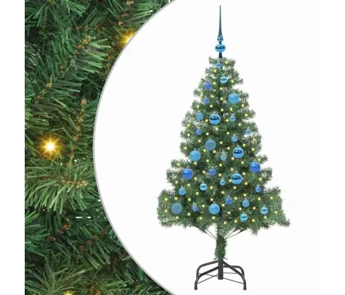 Ziemassvētku Eglīte Su 150 Led Ar Statīvu Zaļa 150 Cm Pvc Vidaxl