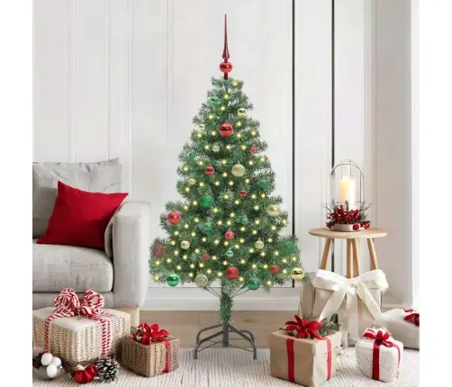 Ziemassvētku Eglīte Su 150 Led Ar Statīvu Zaļa 150 Cm Pvc Vidaxl