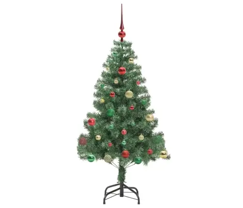 Ziemassvētku Eglīte Su 150 Led Ar Statīvu Zaļa 150 Cm Pvc Vidaxl