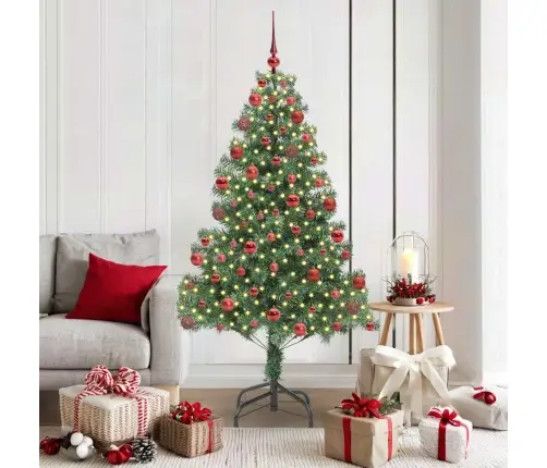 Ziemassvētku Eglīte Su 300 Led Ar Statīvu Zaļa 180 Cm Pvc Vidaxl
