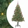 Ziemassvētku Eglīte Su 300 Led Ar Statīvu Zaļa 180 Cm Pvc Vidaxl