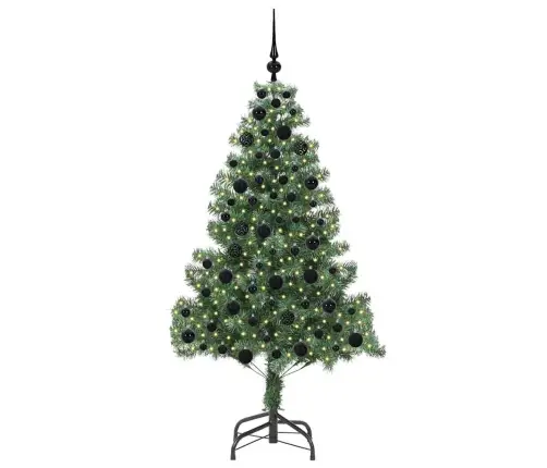 Ziemassvētku Eglīte Su 300 Led Ar Statīvu Zaļa 180 Cm Pvc Vidaxl