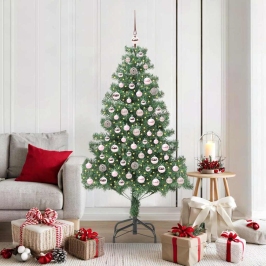 Ziemassvētku Eglīte Su 300 Led Ar Statīvu Zaļa 180 Cm Pvc Vidaxl