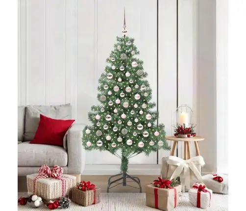 Ziemassvētku Eglīte Su 300 Led Ar Statīvu Zaļa 180 Cm Pvc Vidaxl