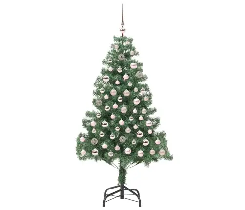 Ziemassvētku Eglīte Su 300 Led Ar Statīvu Zaļa 180 Cm Pvc Vidaxl