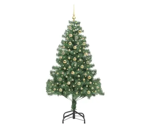Kalėdų Eglutė Su 300 Led S Stovu Žalia 180 Cm Pvc Kalėdų Eglutė Su 300 Led S Stovu Žalia 180 Cm Pvc