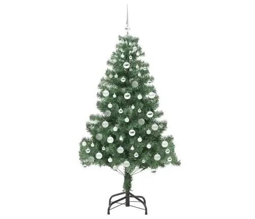 Kalėdų Eglutė Su 300 Led S Stovu Žalia 180 Cm Pvc