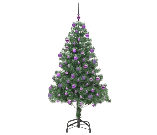 Ziemassvētku Eglīte Su 300 Led Ar Statīvu Zaļa 180 Cm Pvc Vidaxl