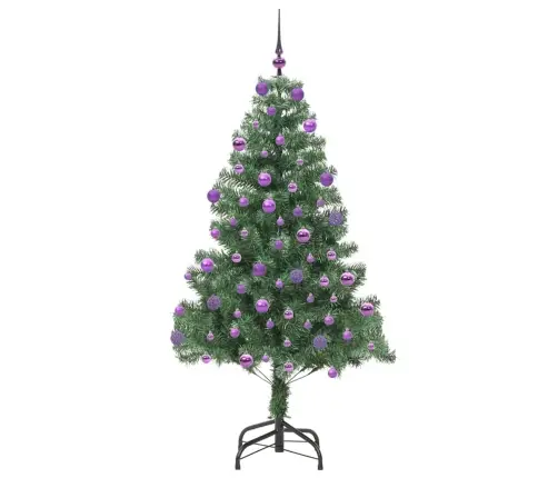 Ziemassvētku Eglīte Su 300 Led Ar Statīvu Zaļa 180 Cm Pvc Vidaxl