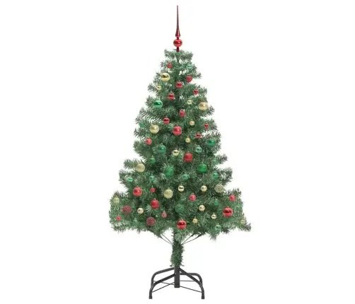 Ziemassvētku Eglīte Su 300 Led Ar Statīvu Zaļa 180 Cm Pvc Vidaxl