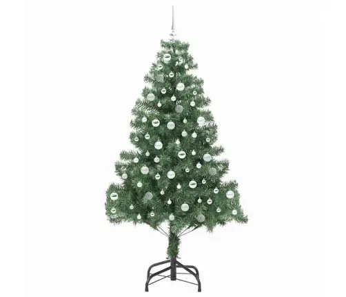 Ziemassvētku Eglīte Su 300 Led Ar Statīvu Zaļa 210 Cm Pvc Vidaxl