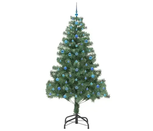 Ziemassvētku Eglīte Su 300 Led Ar Statīvu Zaļa 210 Cm Pvc Vidaxl