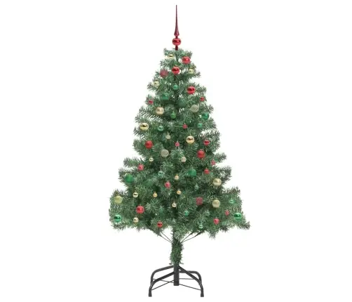 Ziemassvētku Eglīte Su 300 Led Ar Statīvu Zaļa 210 Cm Pvc Vidaxl