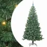 Ziemassvētku Eglīte Su 300 Led Ar Statīvu Zaļa 240 Cm Pvc Vidaxl