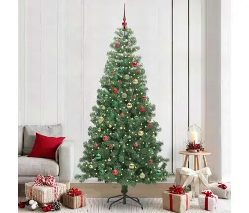 Ziemassvētku Eglīte Su 300 Led Ar Statīvu Zaļa 240 Cm Pvc Vidaxl Ziemassvētku Eglīte Su 300 Led Ar Statīvu Zaļa 240 Cm Pvc Vidaxl