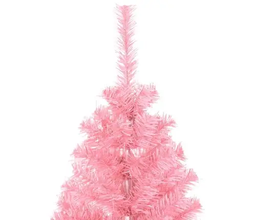 Jõulupuu Koos 150 Led-Iga Koos Alusega Roosa 150 Cm Pvc