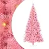 Ziemassvētku Eglīte Su 300 Led Ar Statīvu Rozā 180 Cm Pvc Vidaxl