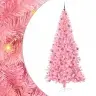 Ziemassvētku Eglīte Su 300 Led Ar Statīvu Rozā 240 Cm Pvc Vidaxl