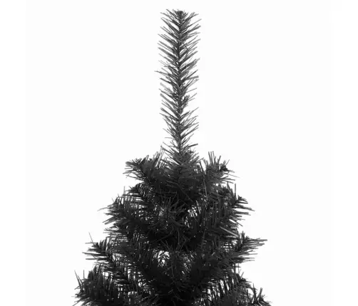 Ziemassvētku Eglīte Su 150 Led Ar Statīvu Melna 120 Cm Pvc Vidaxl