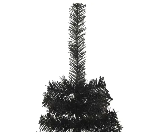 Mākslīgie Ziemassvētku Koki Melna 180 Cm Pvc Vidaxl Mākslīgie Ziemassvētku Koki Melna 180 Cm Pvc Vidaxl