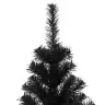 Jõulupuu Koos 300 Led-Iga Koos Alusega Must 180 Cm Pvc