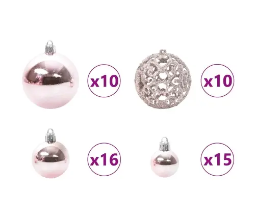 Jõulupuu Koos 300 Led-Iga Koos Alusega Must 210 Cm Pvc