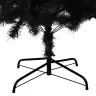 Ziemassvētku Eglīte Su 300 Led Ar Statīvu Melna 210 Cm Pvc Vidaxl