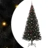Ziemassvētku Eglīte Su 300 Led Ar Statīvu Melna 240 Cm Pvc Vidaxl Ziemassvētku Eglīte Su 300 Led Ar Statīvu Melna 240 Cm Pvc Vidaxl