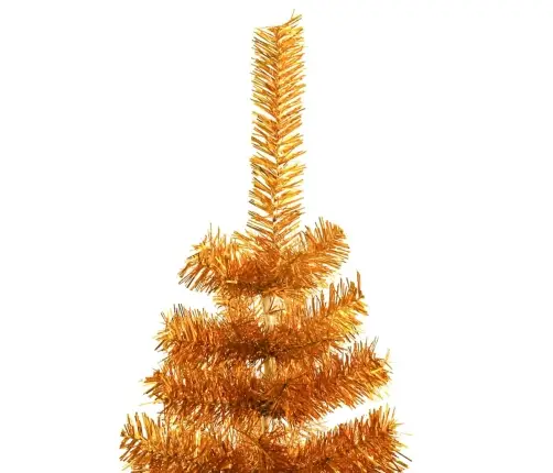 Ziemassvētku Eglīte Su 150 Led Ar Statīvu Zelts 120 Cm Pet Vidaxl