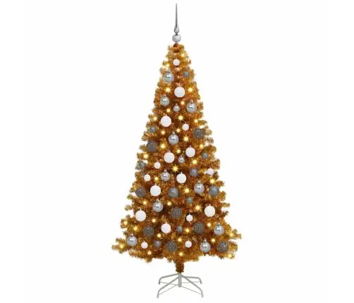 Mākslīgie Ziemassvētku Koki Zelts 180 Cm Pet Vidaxl