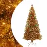 Kalėdų Eglutė Su 300 Led S Stovu Auksinė 180 Cm Pet
