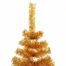 Jõulupuu Koos 300 Led-Iga Koos Alusega Kuldne 210 Cm Pet