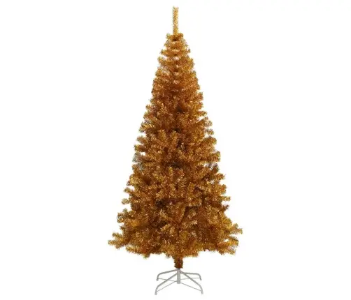 Jõulupuu Koos 300 Led-Iga Koos Alusega Kuldne 210 Cm Pet
