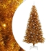 Ziemassvētku Eglīte Su 300 Led Ar Statīvu Zelts 240 Cm Pet Vidaxl
