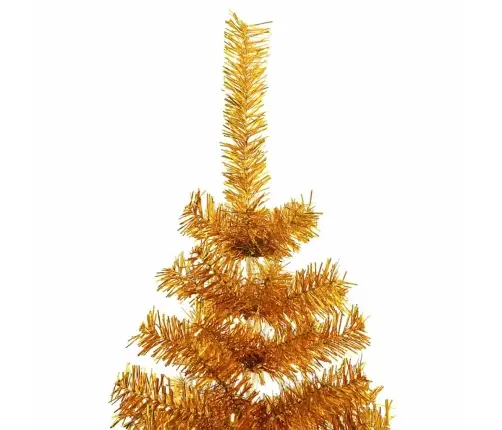 Jõulupuu Koos 300 Led-Iga Koos Alusega Kuldne 240 Cm Pet