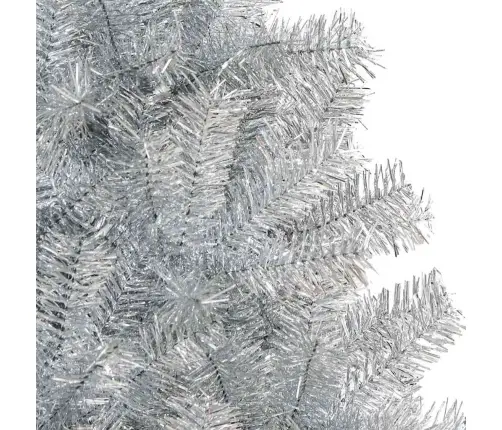 Ziemassvētku Eglīte Su 150 Led Ar Statīvu Sudraba 150 Cm Pet Vidaxl