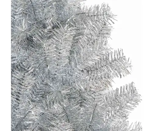 Kalėdų Eglutė Su 300 Led S Stovu Sidabro 180 Cm Pet Kalėdų Eglutė Su 300 Led S Stovu Sidabro 180 Cm Pet