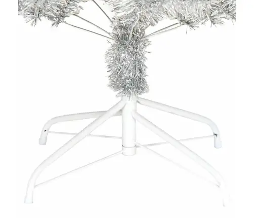 Kalėdų Eglutė Su 300 Led S Stovu Sidabro 180 Cm Pet