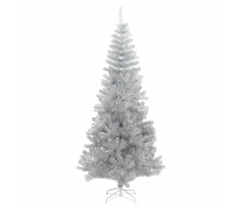 Kalėdų Eglutė Su 300 Led S Stovu Sidabro 180 Cm Pet