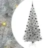 Ziemassvētku Eglīte Su 300 Led Ar Statīvu Sudraba 210 Cm Pet Vidaxl