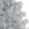 Jõulupuu Koos 300 Led-Iga Koos Alusega Hõbedane 210 Cm Pet