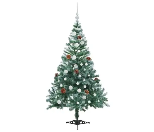 Dirbtinė Kalėdų Eglutė Su 150 Led Žalia 150 Cm Pvc Ir Plienas Dirbtinė Kalėdų Eglutė Su 150 Led Žalia 150 Cm Pvc Ir Plienas